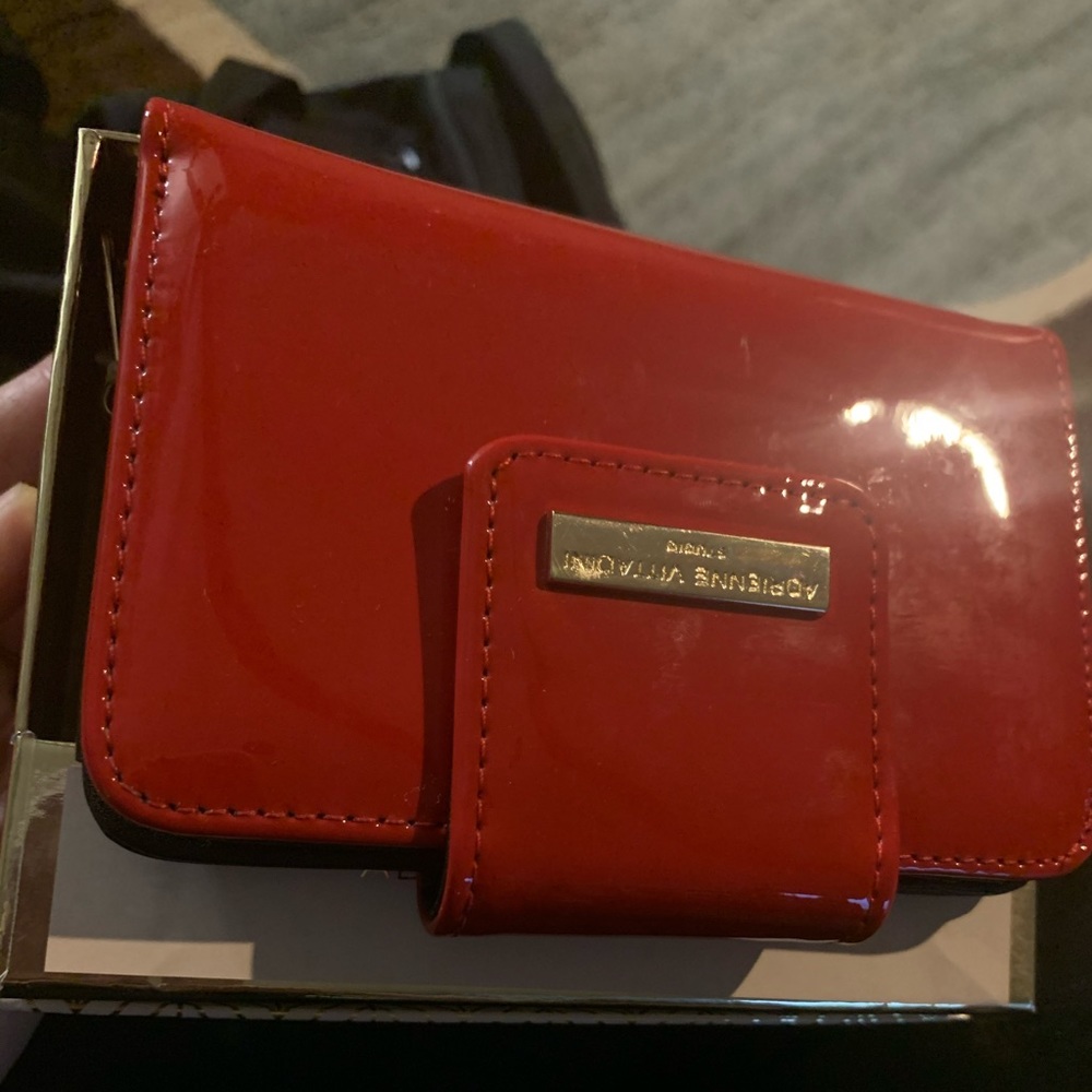 Red Vinyl Wallet